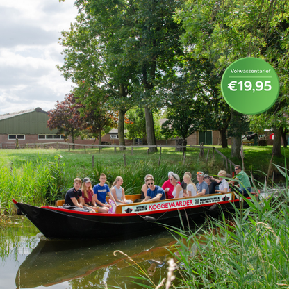 Rondvaart met De Koggevaarder | Volwassenentarief