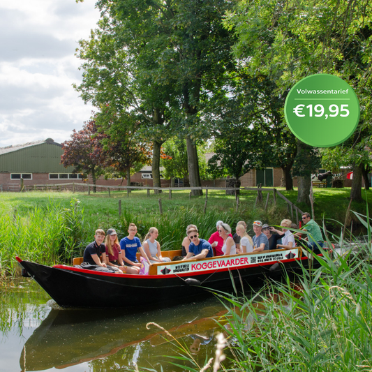 Rondvaart met De Koggevaarder | Volwassenentarief